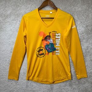 Run Disney Yellow Wine Dine Half Marathon 2023 Isabela Long Sleeve Shirt Small